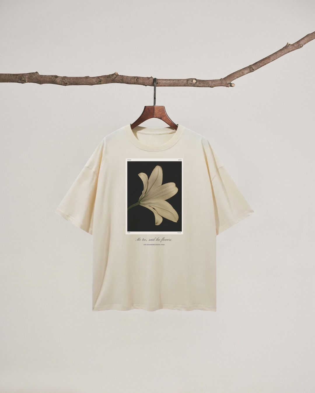 Botanical Art Print Oversized Tee No.1 {Giving Back}